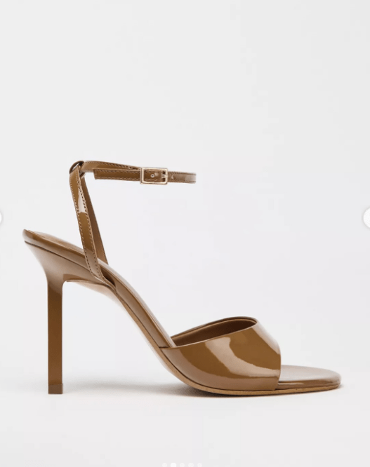 Zara Patent Effect High Heel Sandals