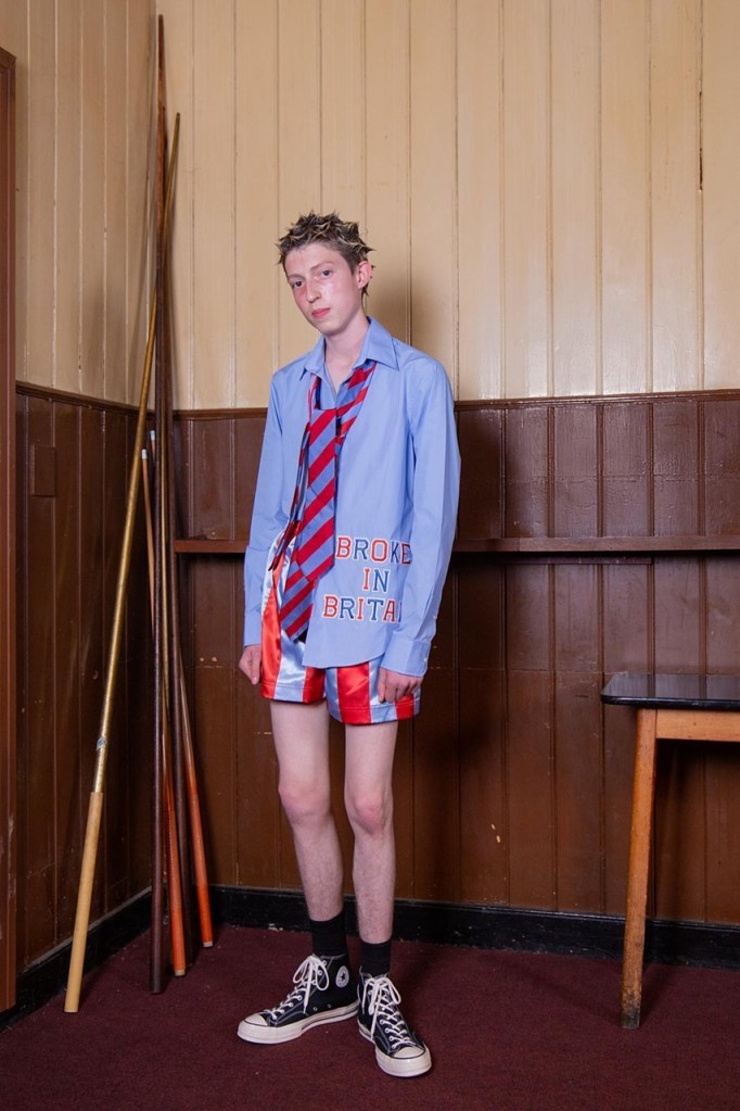 Adam Jones Stripe Ribbon Shorts