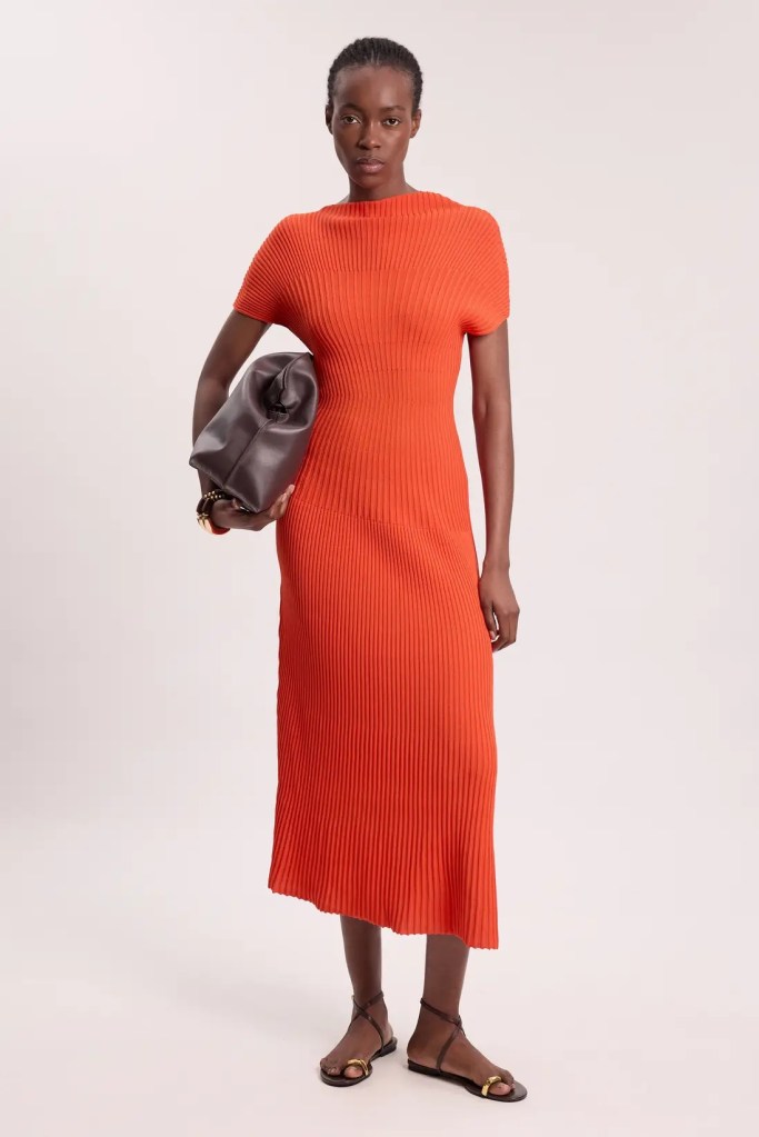 Karen Millen Stitch Detail Knit Midi Dress