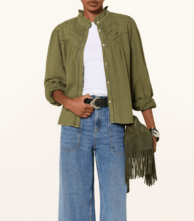 BASH Gilda Embroidered Blouse