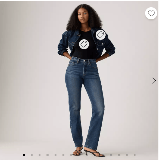 Levis 501 Curve Women's Jeans