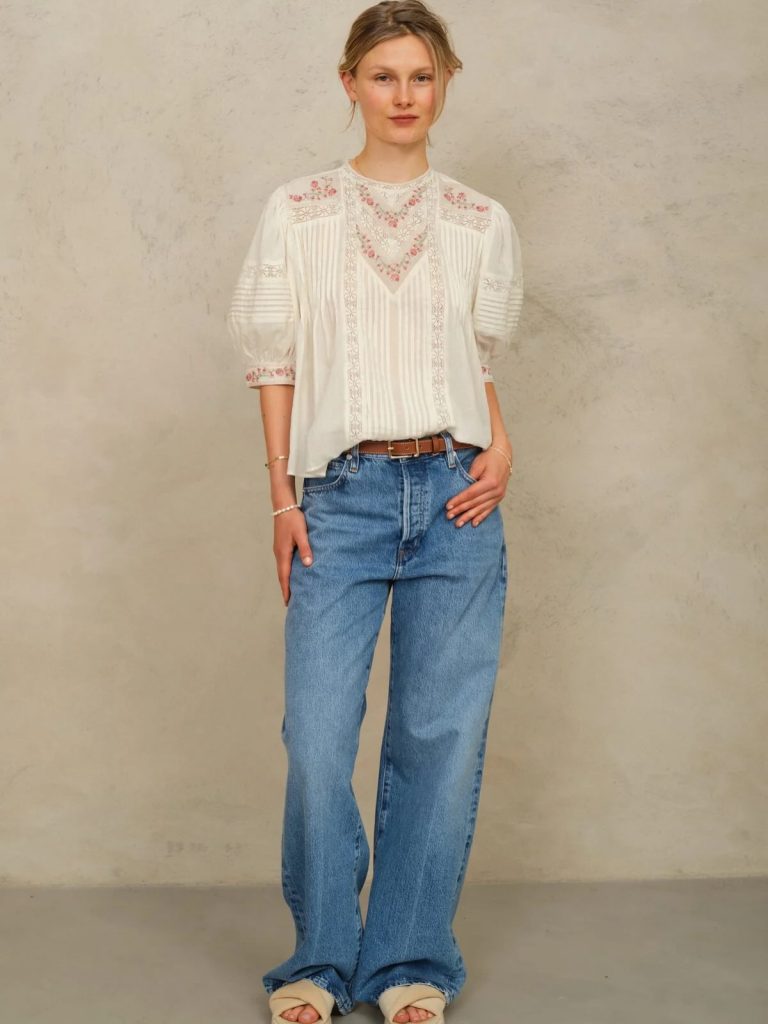 Mabe Fleur Short Sleeve Top