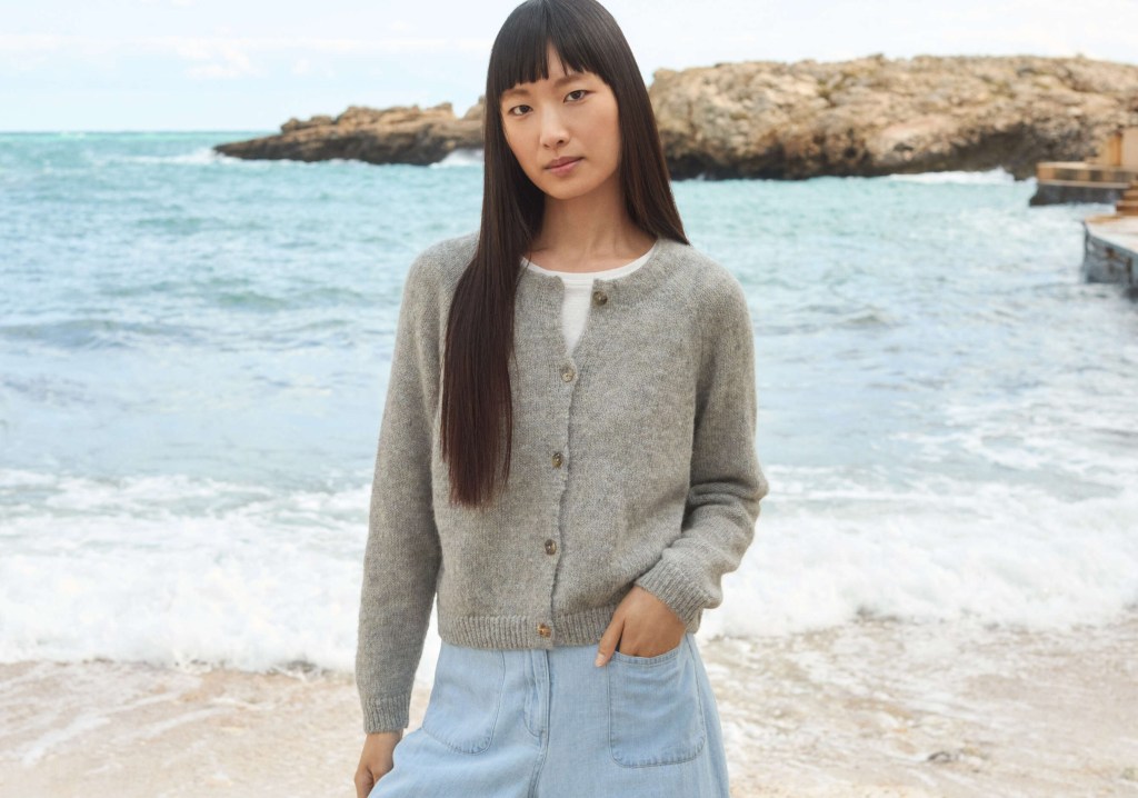 Poetry Raglan-sleeve cardigan