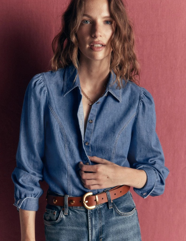 Boden Sky Denim Shirt