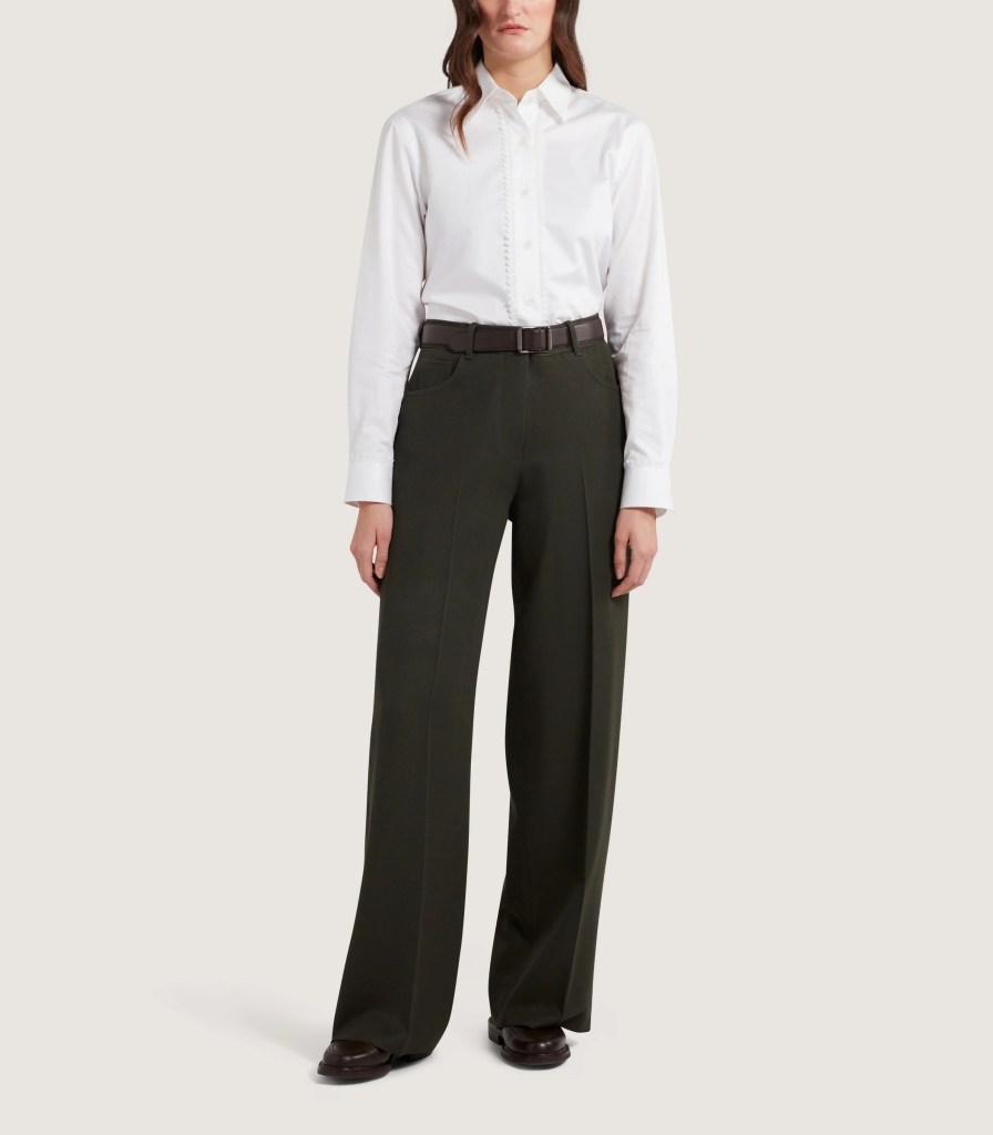 James Purdey Women's Lace Placket Shirt