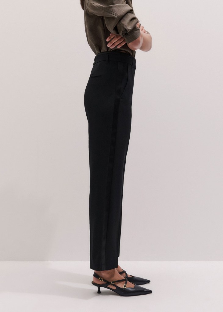 Me + Em Slim Crop Tux Trouser