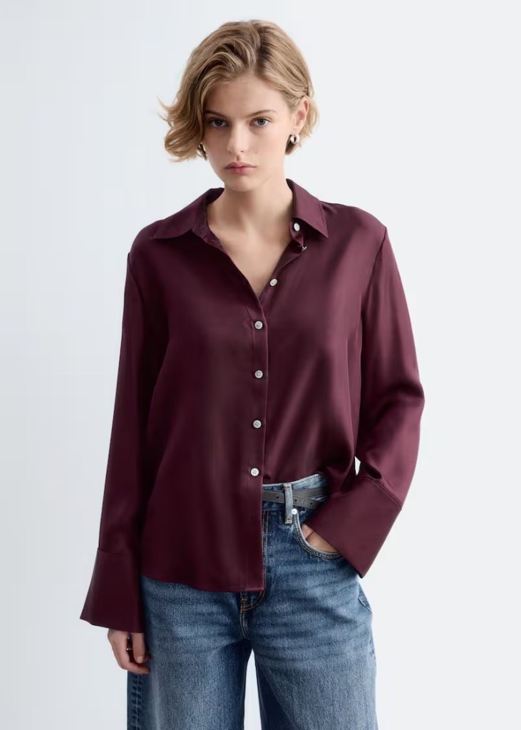& Other Stories Relaxed Silk Shirt