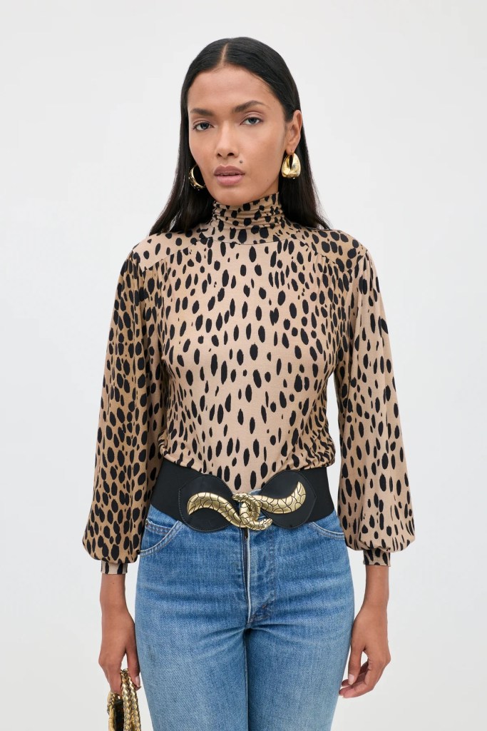 RIXO Suki Jersey Top