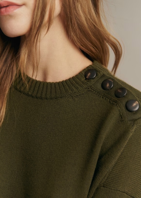 Sezane Mathie Dress detail