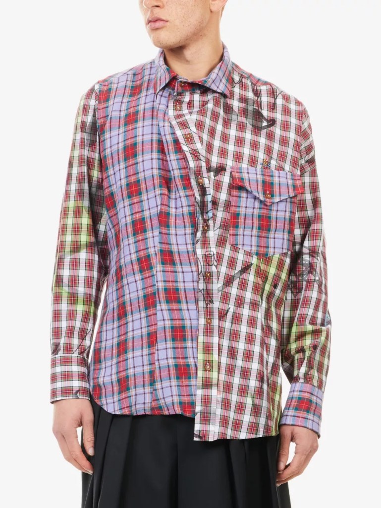 Vivienne Westwood  Chaos Asymmetric Cotton Shirt