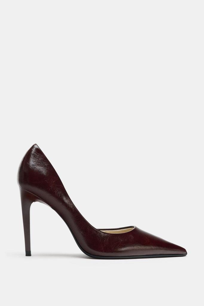 Zara Asymmetric Heeled Shoes